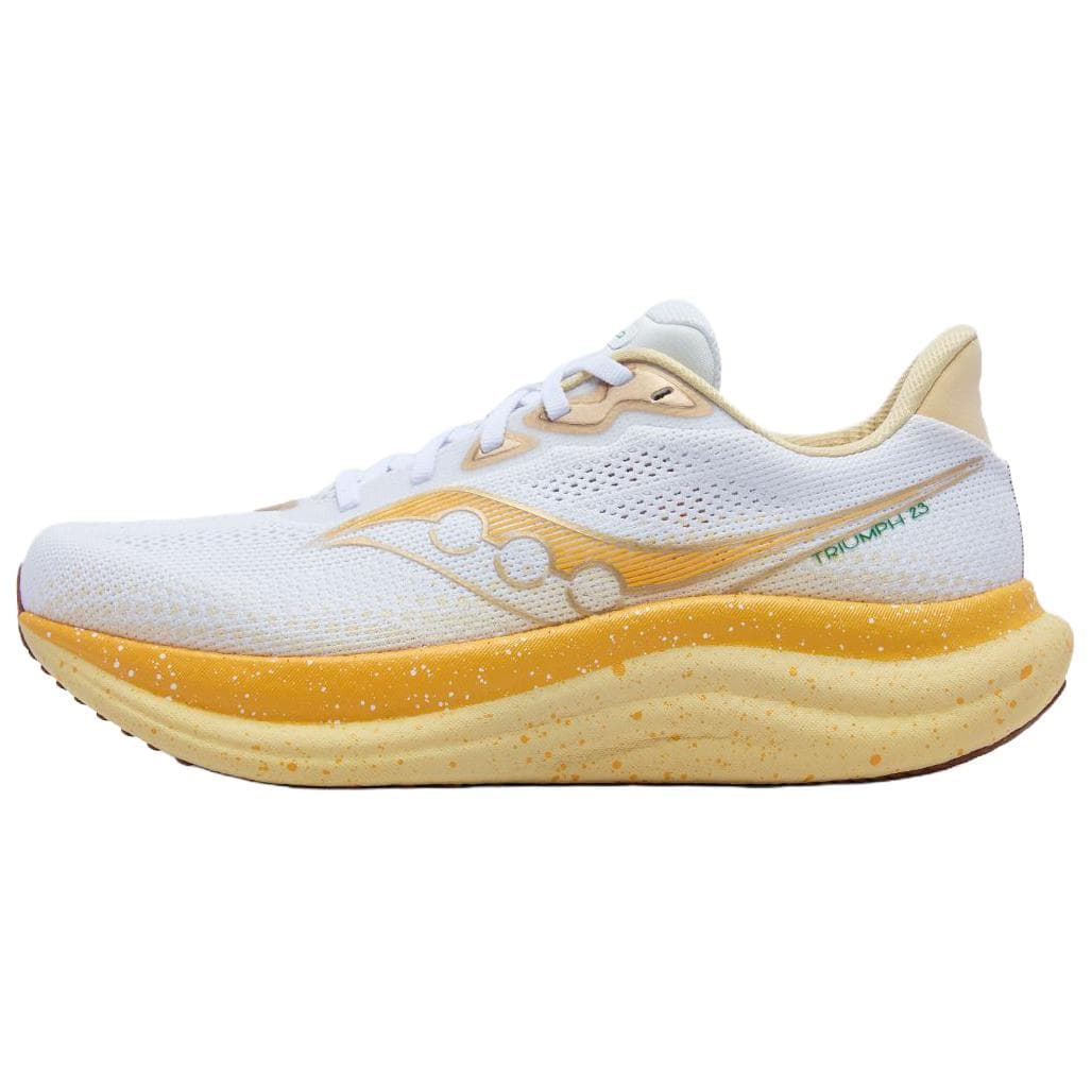 Saucony Triumph 23 City Commuting White Yellow