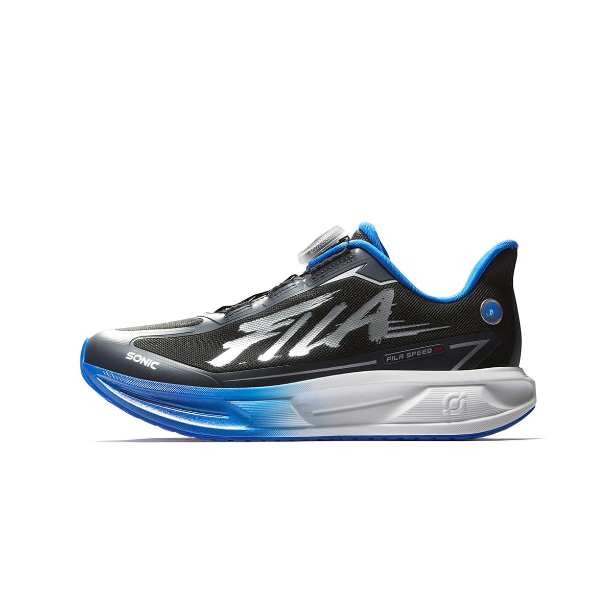 FILA x SONIC Kids' Black/Legend Blue Teenagers