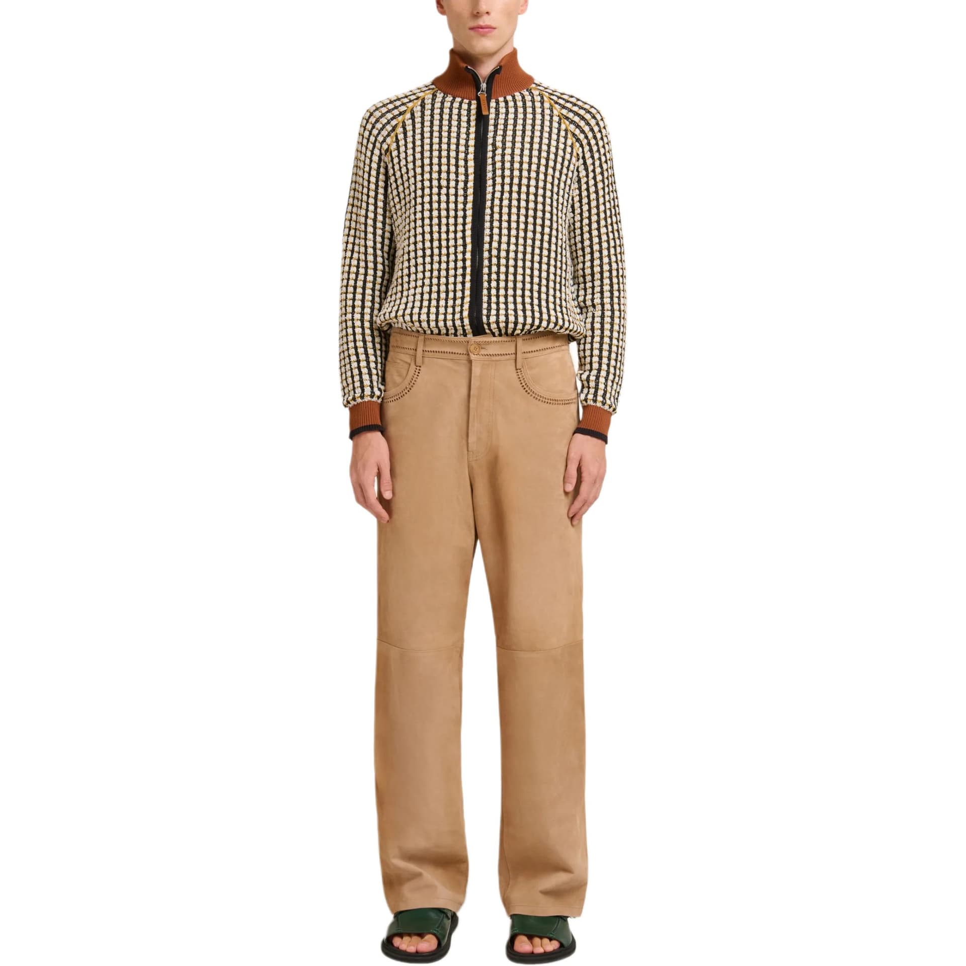 Marni cutoutdetail trousers