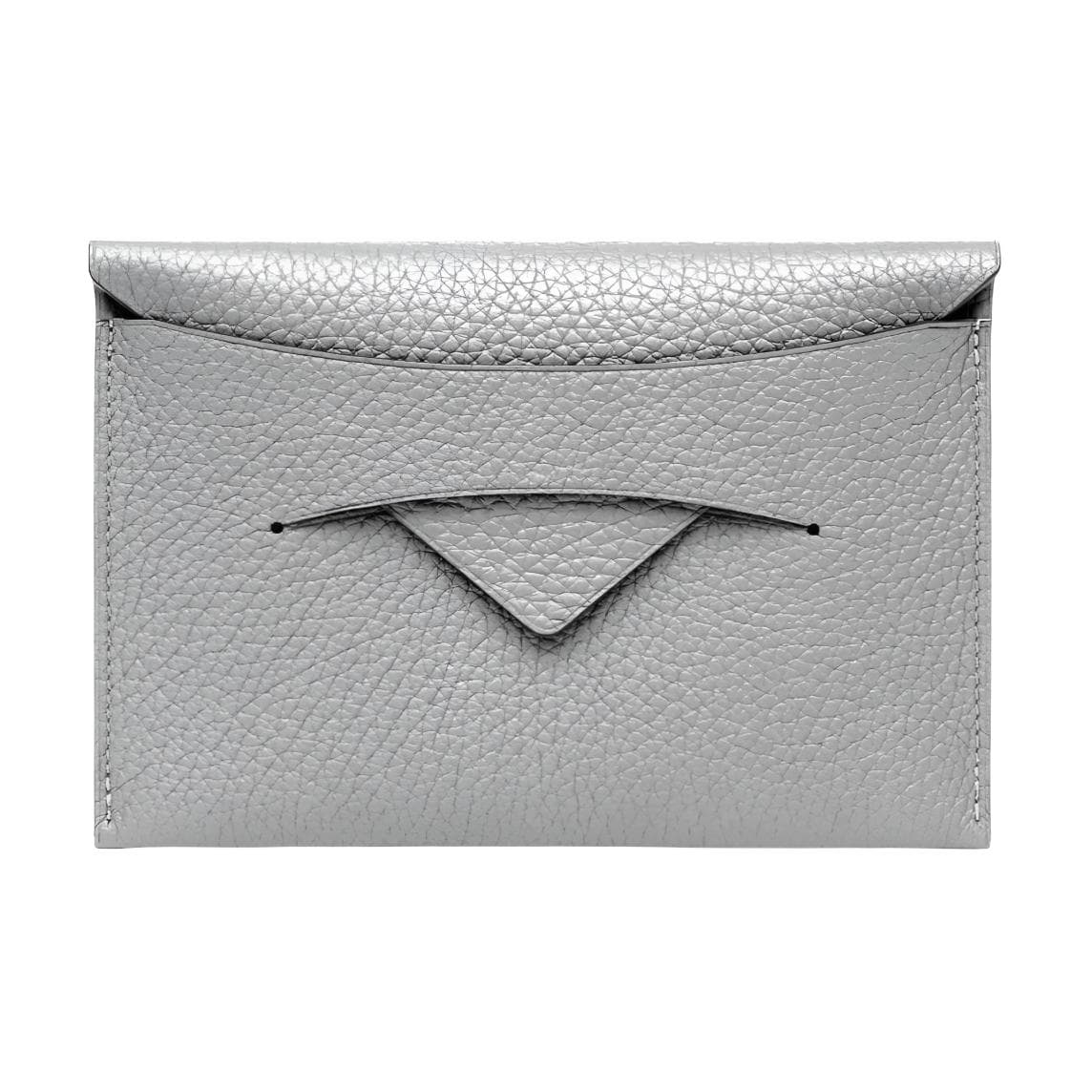 Moynat Taurillon Gex Cow Passport Holder Silver Celadon Basic Set (Bag+Dust Bag)