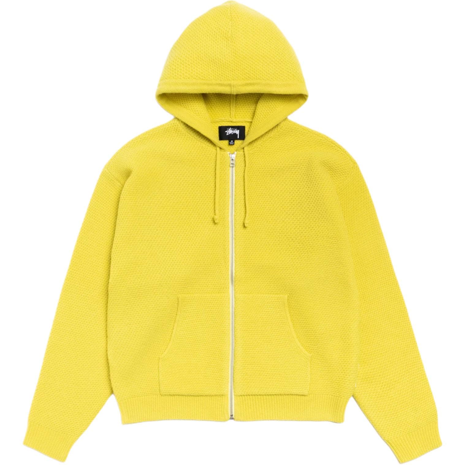 Stussy SS26 TEXTURED ZIP HOODED SWEATER