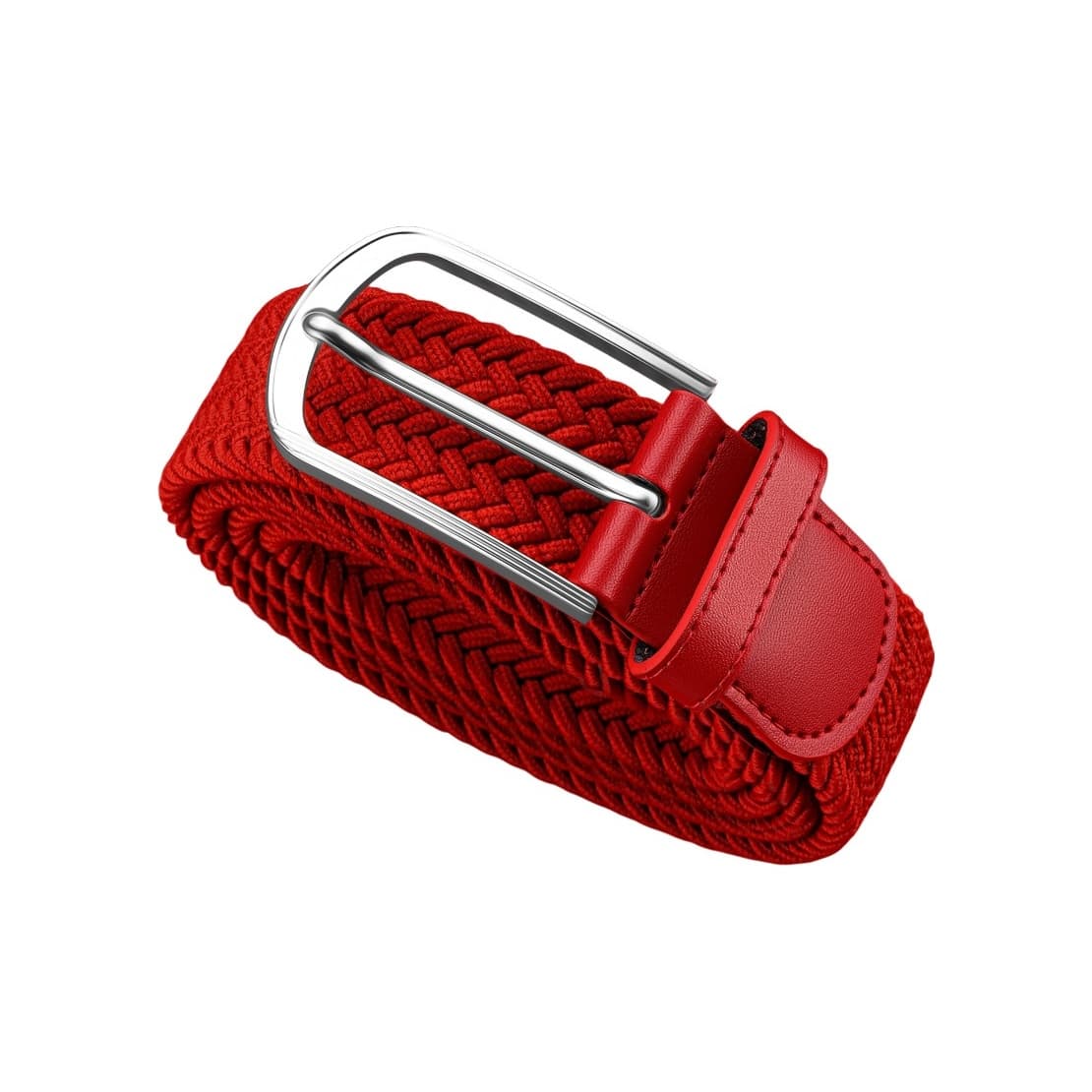 Warrior Polyester, Latex Thread 3.4cm SilverTone with Red Buckle