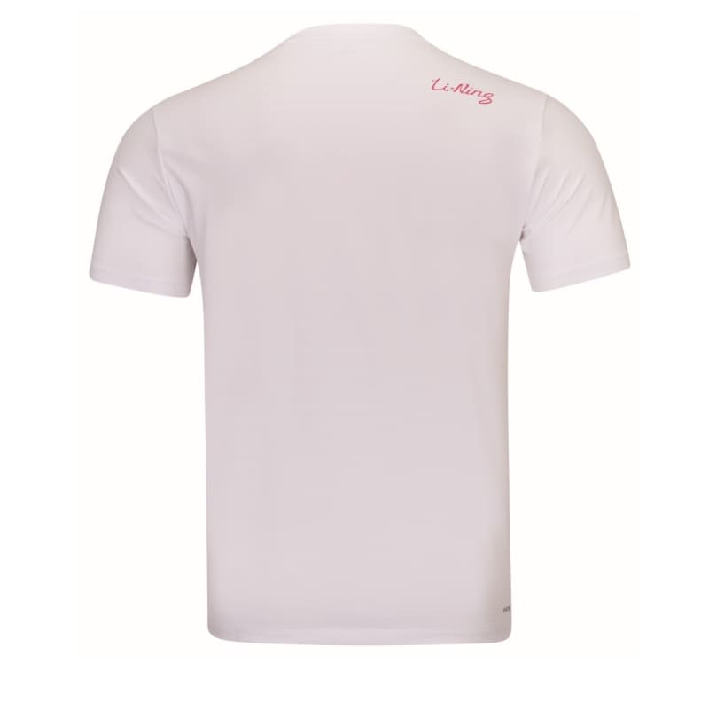 Li Ning Badminton Collection T Shirt White