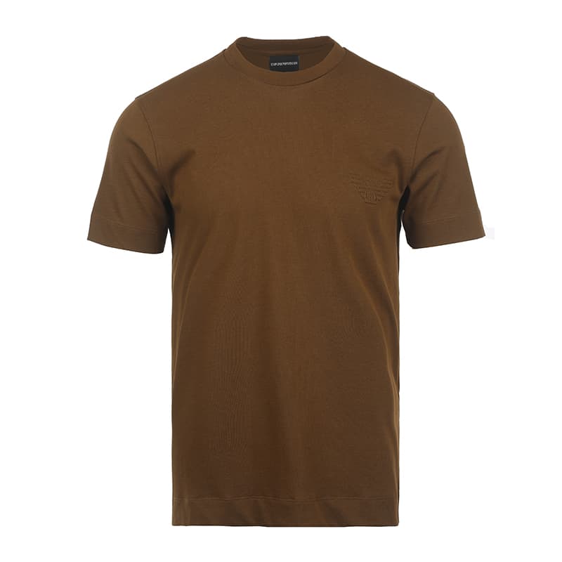 EMPORIO ARMANI SS26 100% Cotton Short Sleeved T Shirt