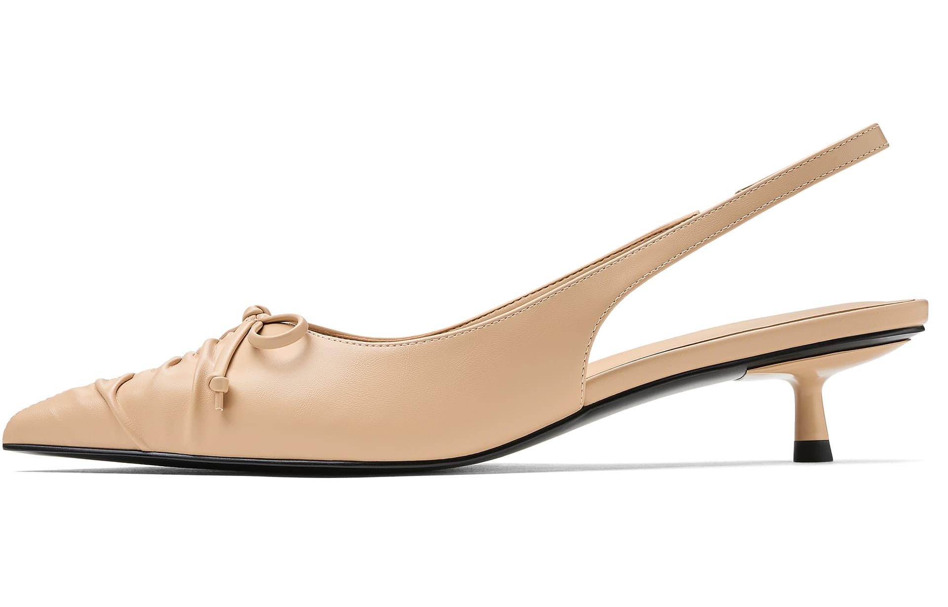 CHARLES&KEITH Small Ck Pu Slim Heel 4cm