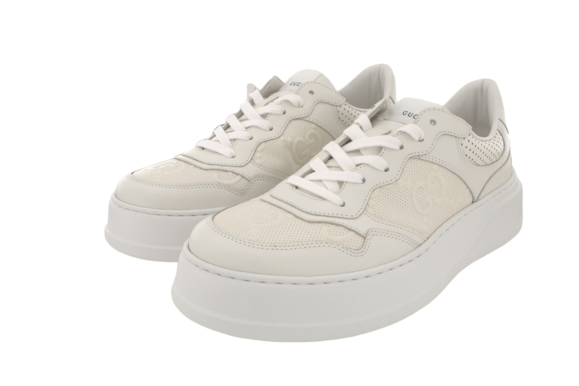 Gucci Gg Embossed Sneaker 'White'