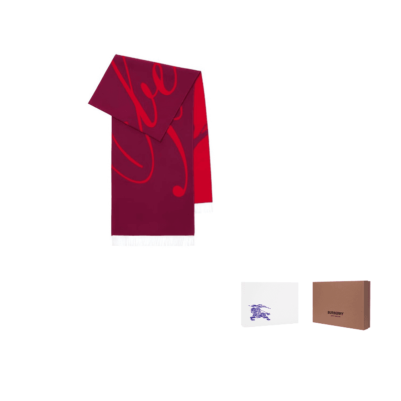 Burberry Wool Silk Knit Raspberry Red Raspberry Red