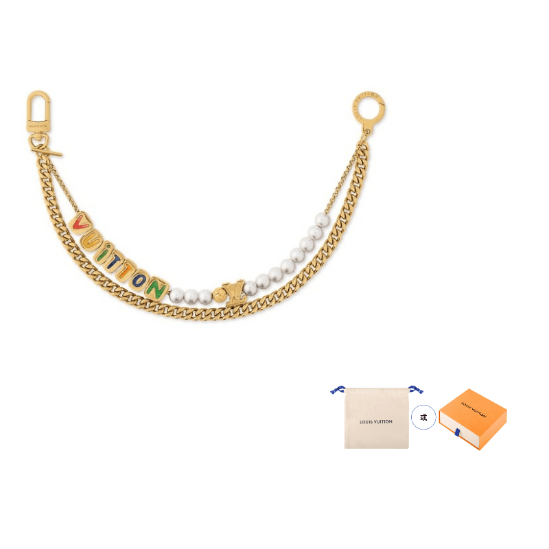 LOUIS VUITTON Chain Belt Gold