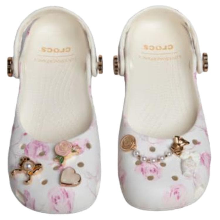 Crocs x LOVESHACKFANCY Classic Ballet Clogs White