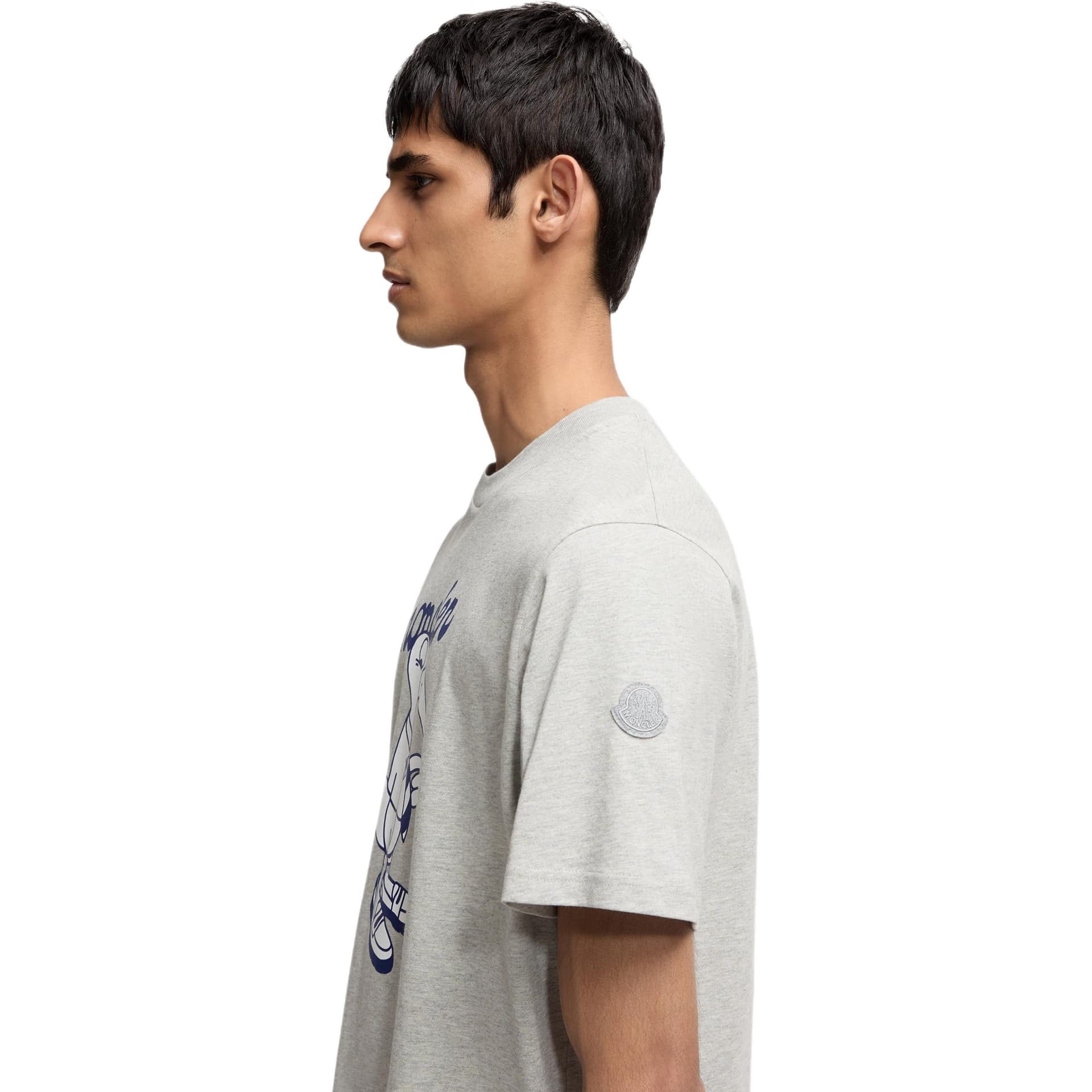 Moncler Logo Printed Crewneck T Shirt