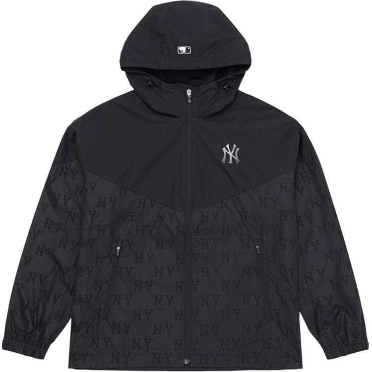 MLB Jackets New York Yankees/Black Hooded (Nondetachable) Thin
