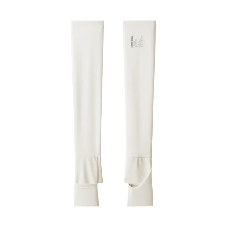 BANANA IN Cool Skin Sun Protection Collection Polyamide Sun Protection Sleeves Ecru