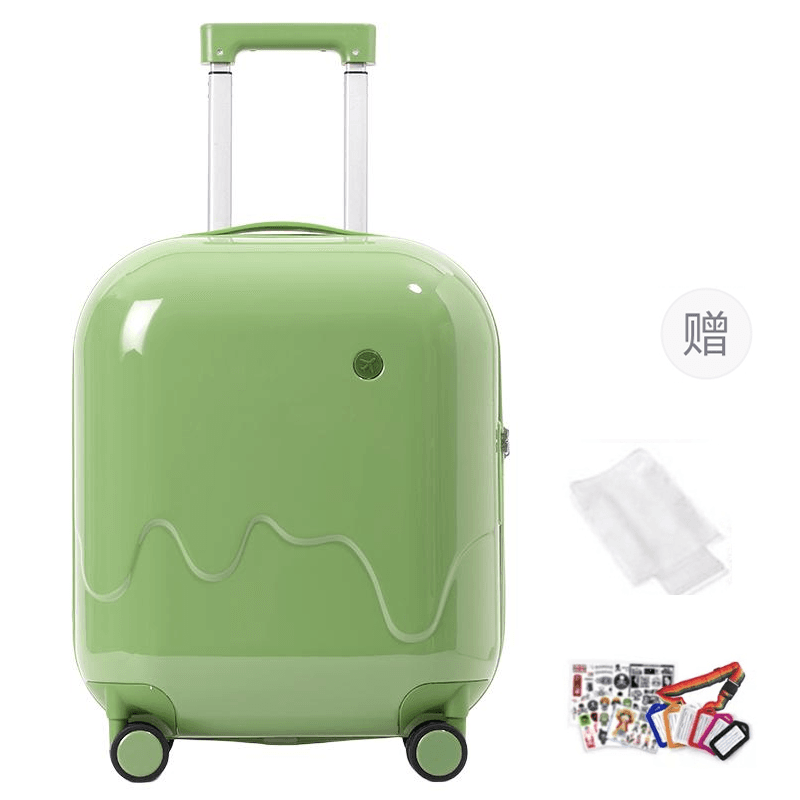 Lie North ABS+PC Suitcase Luggage 20 Inch, 24 Inch, 28 Inch White/Pink/Green/Yellow Green