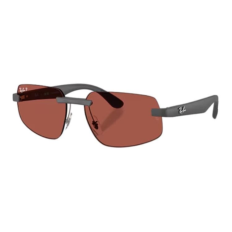 RayBan Peek Polymer Irregular Shape Sunglasses Sand Gray Sand Gray