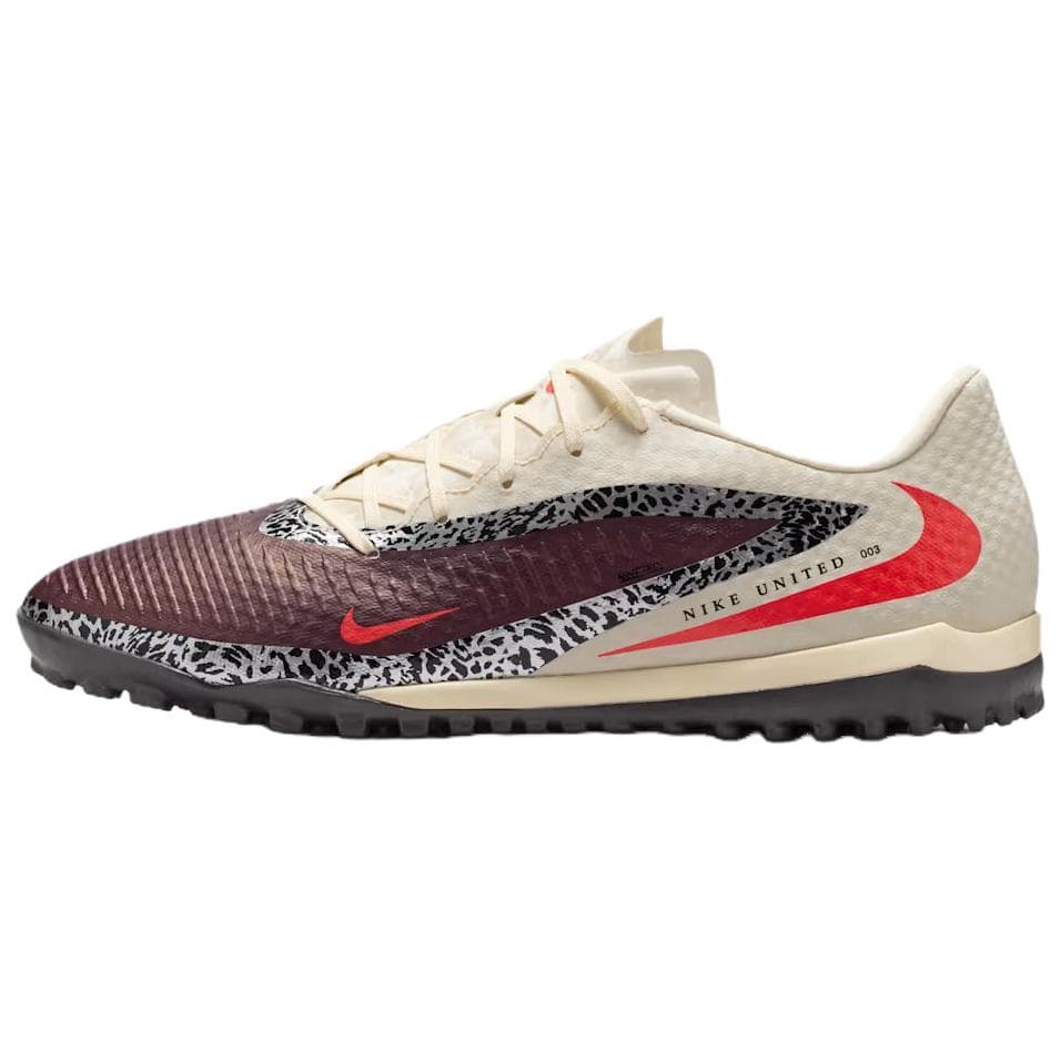 Nike Phantom 6 Artificial Turf Soccer Beige Red