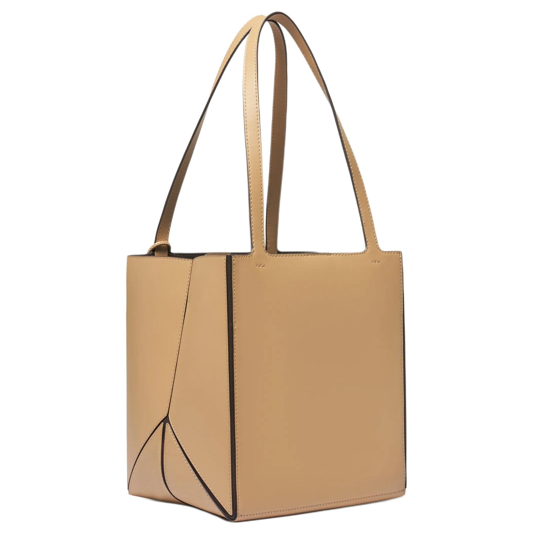 MICHAEL KORS Jordi Cow Tote Handbag Medium Peanut