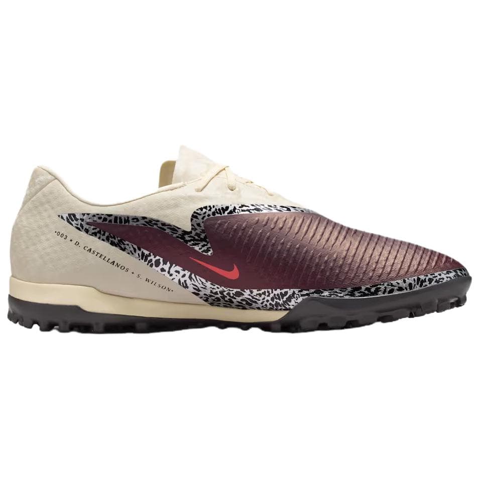 Nike Phantom 6 Artificial Turf Soccer Beige Red