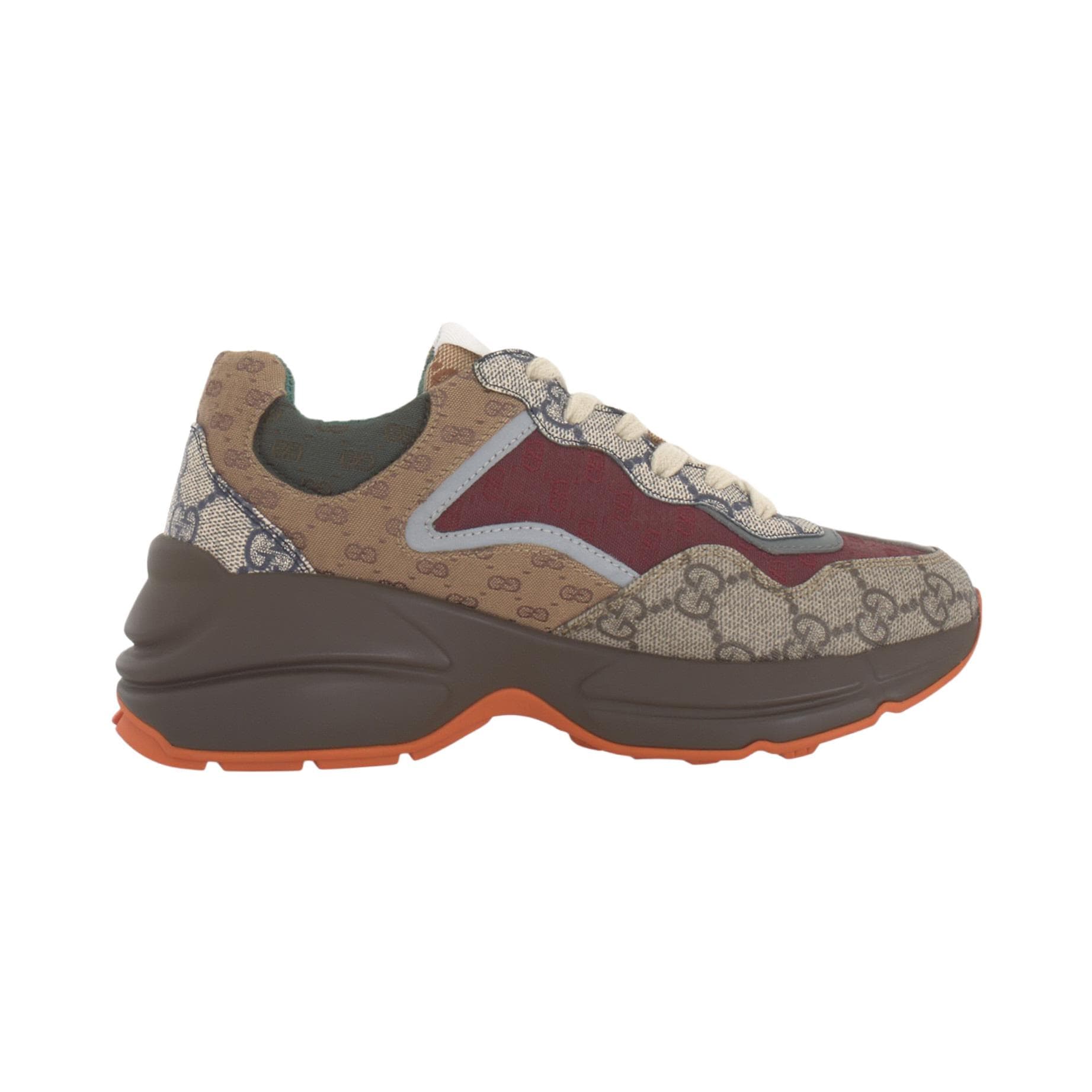 GUCCI Rhyton Chunky Brick Red & Brown