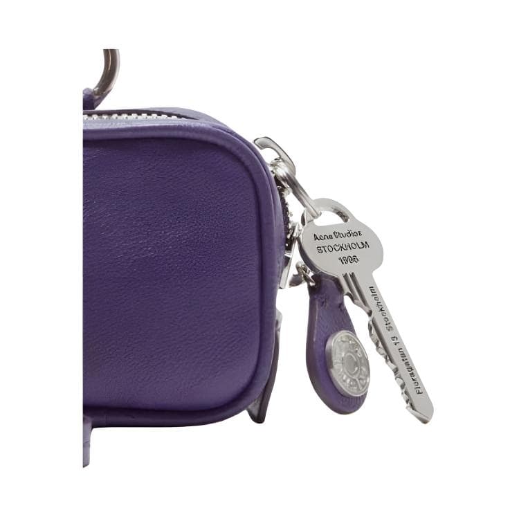 Acne Studios Calfskin Earphone Case Purple