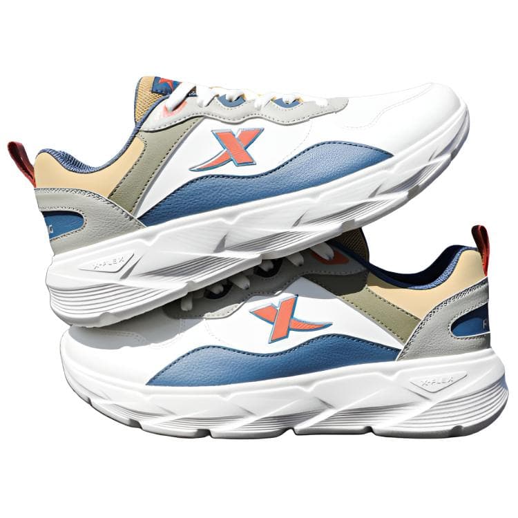 XTEP White Gray Blue