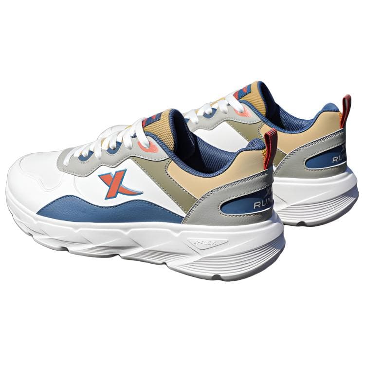 XTEP White Gray Blue