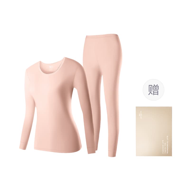 SEPTWOLVES Thermal Set Gift Box Set Crew Neck Set (Skin) Pure Cotton SkinFriendly/3A Comfortable