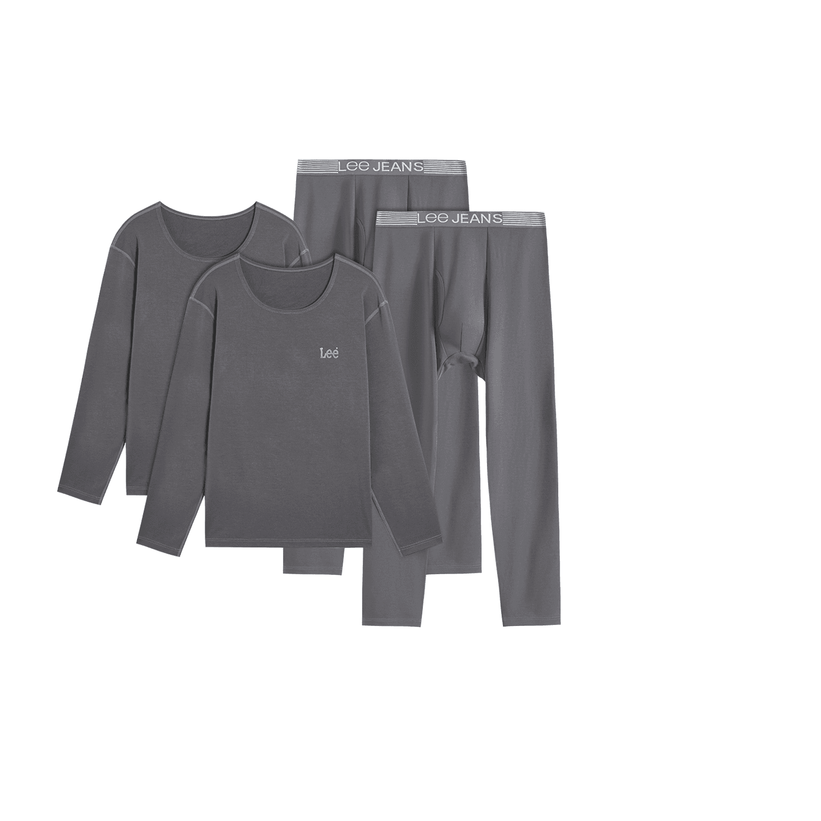 Lee Hui Guang 2 Thermal Set Gift Box Set Dark Gray+Dark Gray (Box 2 Set, WorryFree Washing)