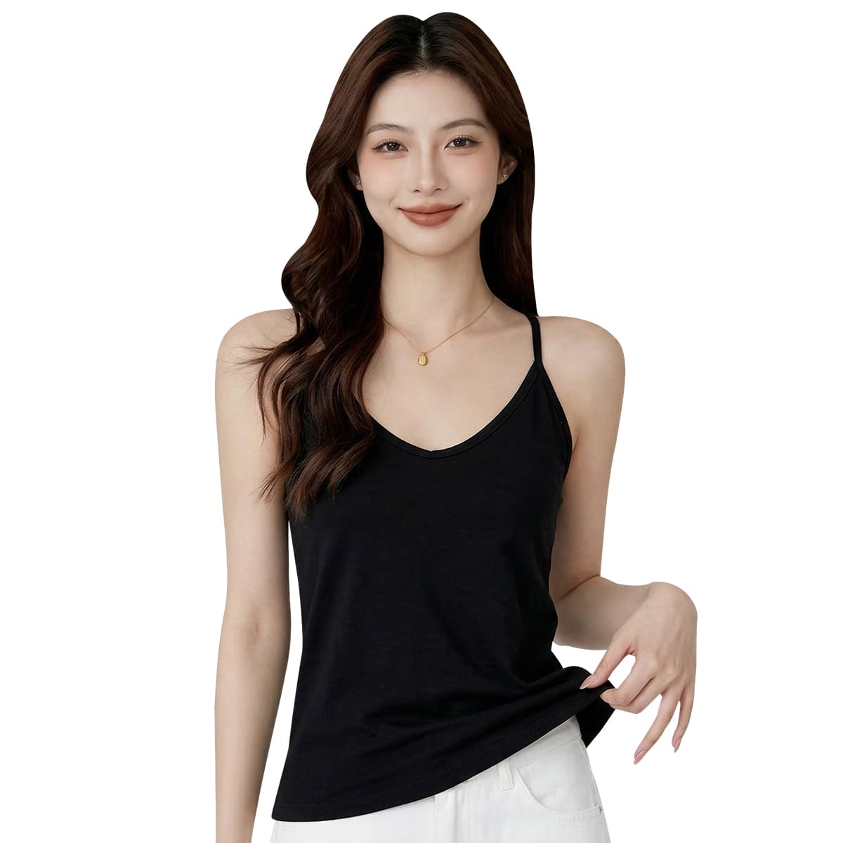 MIIOW Camisoles Vneck Thin Racerback