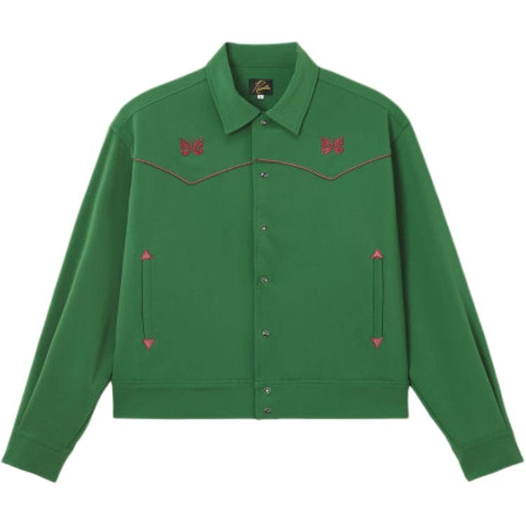 Needles Jackets Emerald Green Lapel Moderate Straight Fit