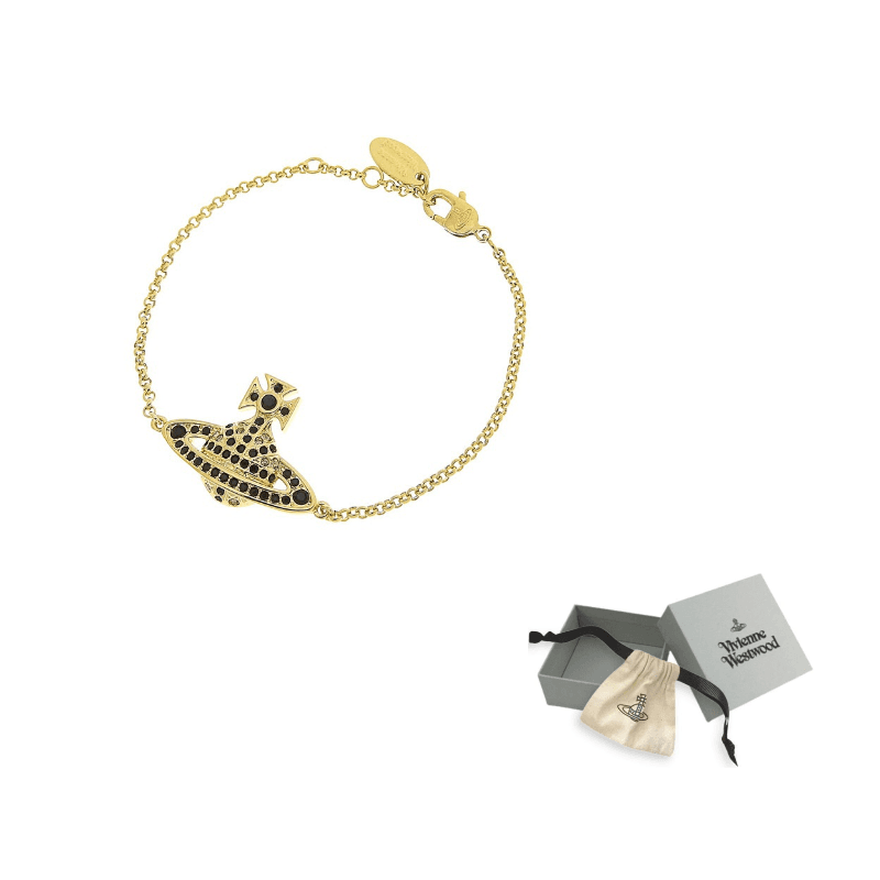 Vivienne Westwood Bracelets Black Diamond/Gold
