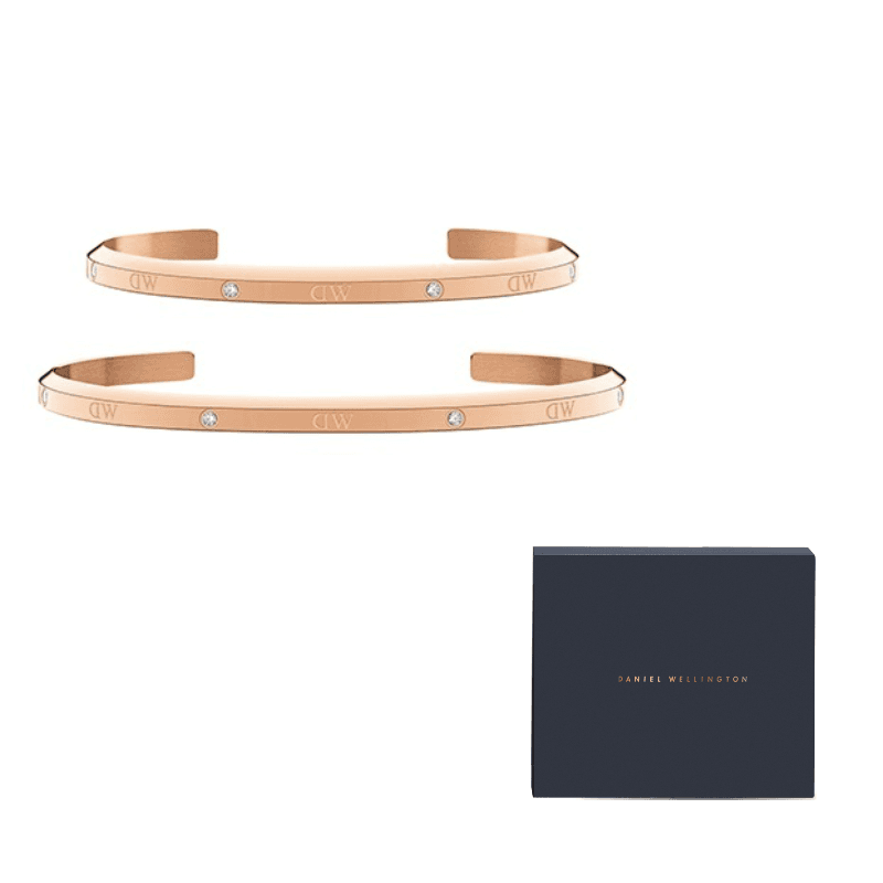 Daniel Wellington Synthetic Cubic Zirconia Alloy Bangles Rose Gold Rose Gold