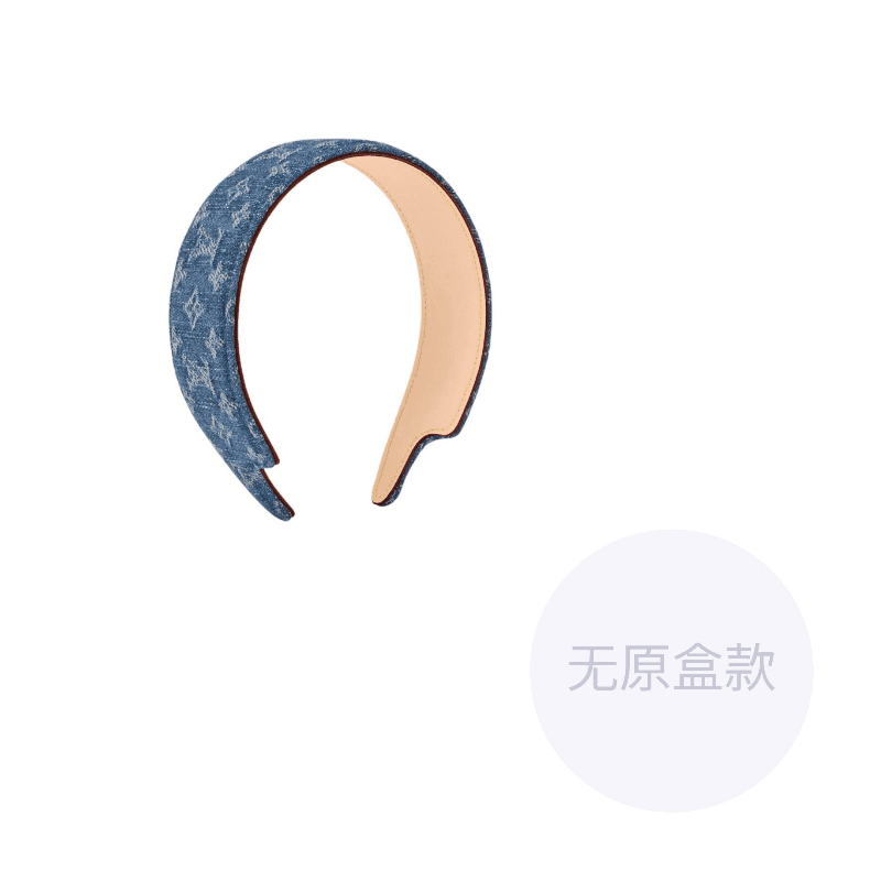 LOUIS VUITTON Cotton Headbands Blue