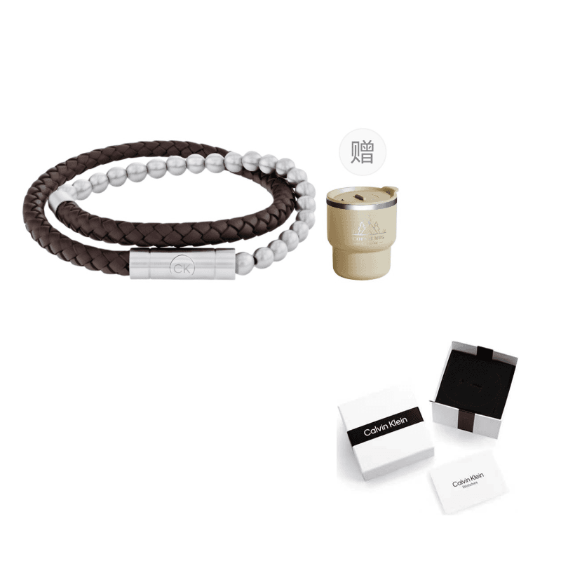 CALVIN KLEIN Retractable Stainless Steel Titanium Steel