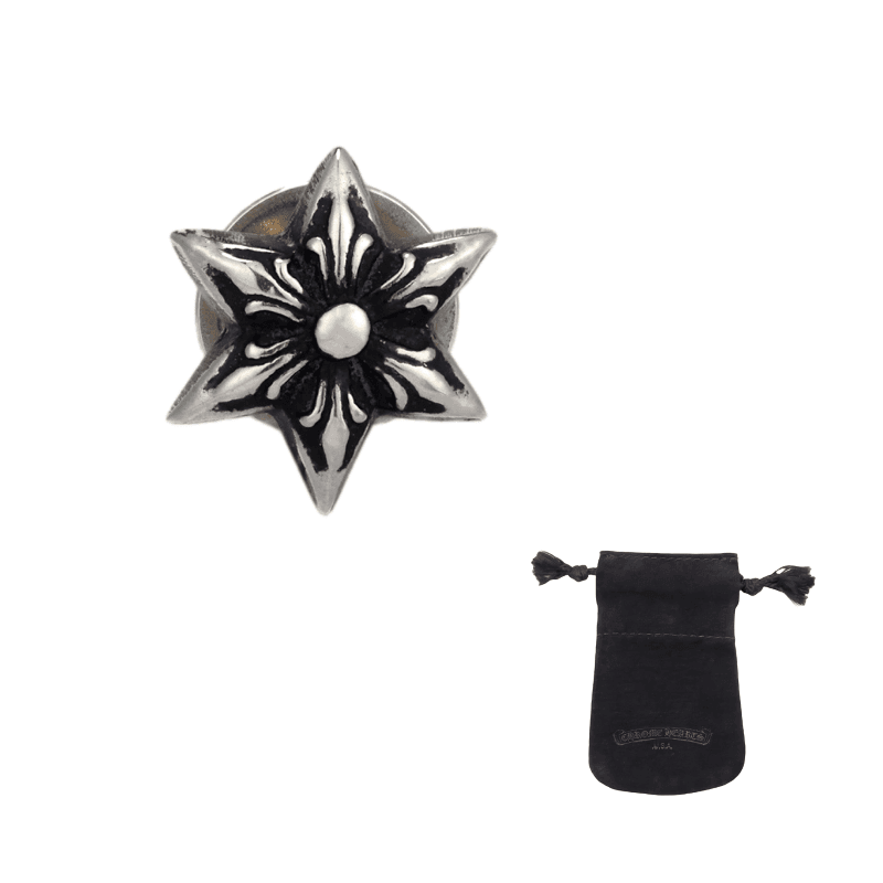 Chrome Hearts 925 Sterling Silver Stud Earrings Silver Silver