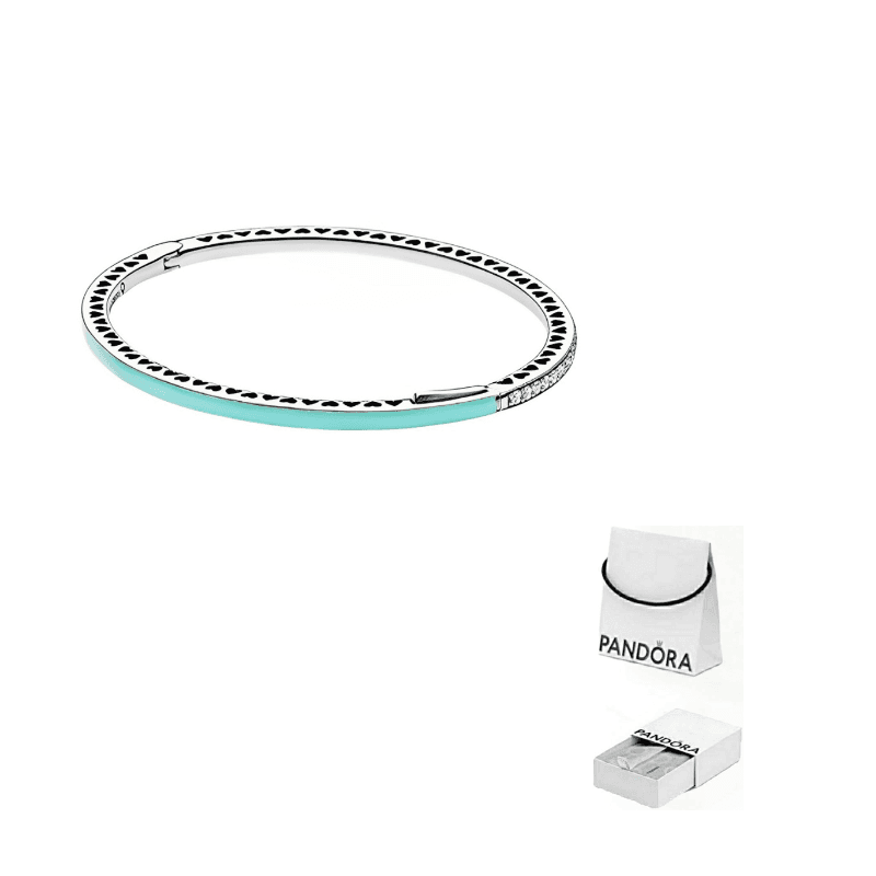 Pandora 925 Sterling Silver Synthetic Cubic Zirconia Bangles