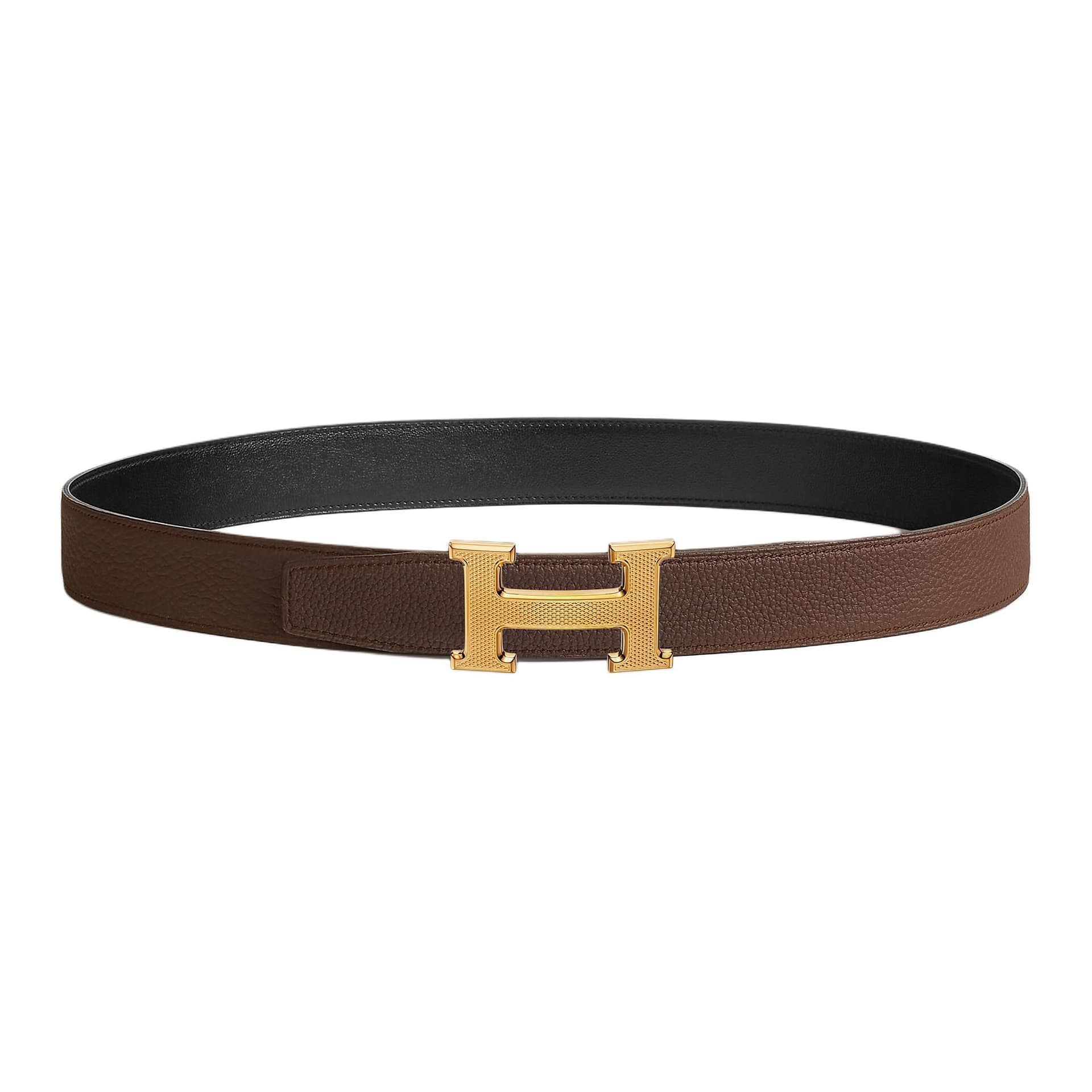 HERMES Calfskin Width 3.2cm