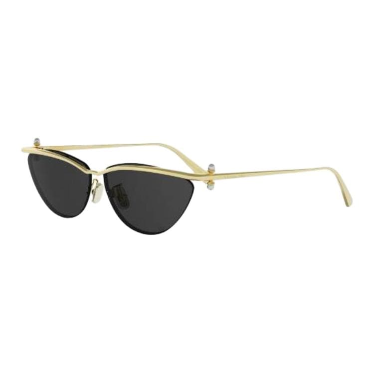 DIOR Metal Cat Eye Sunglasses Gold