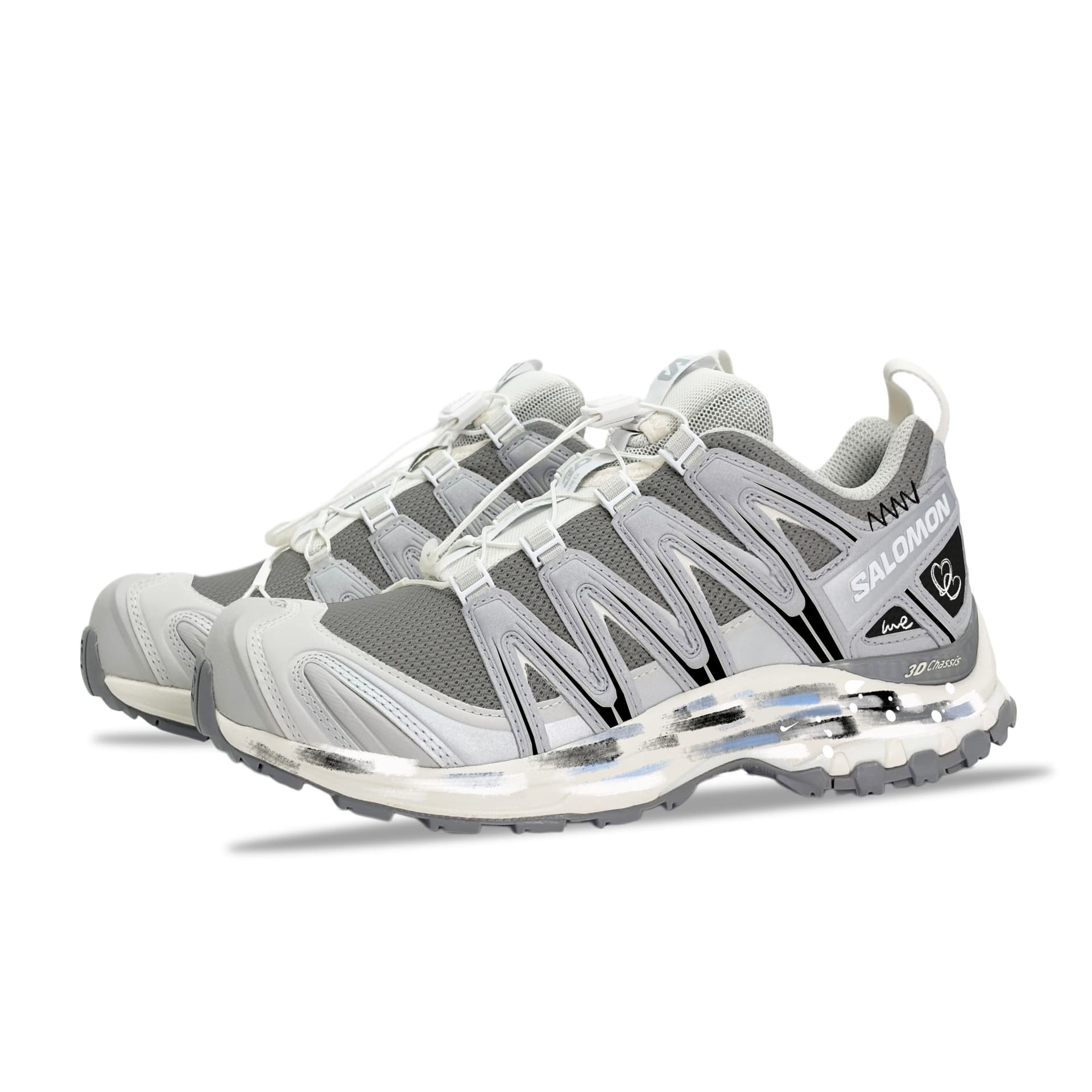 SALOMON XA PRO 3D YDCC Faint Light Confession, Couple, Campus, Polished Hand Drawn Soft Comfortable
