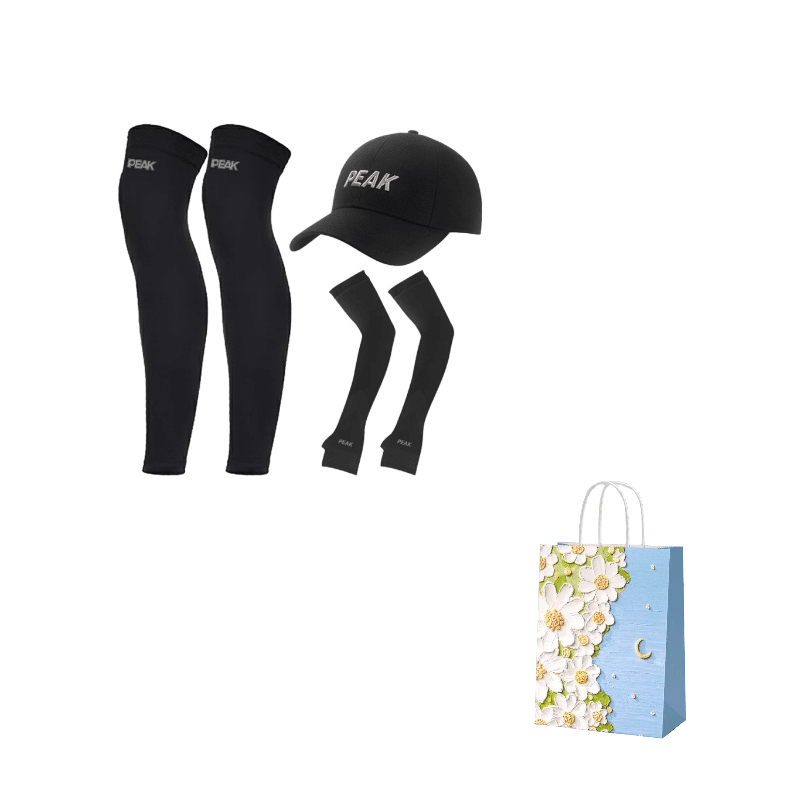 PEAK Sun Protection Leg Covers Black Set