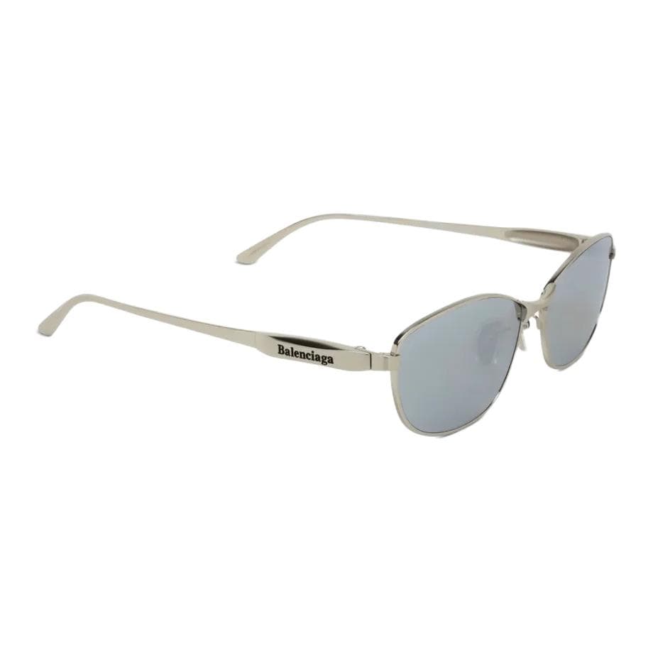Balenciaga Rectangle Frame Sunglasses 002 Silver