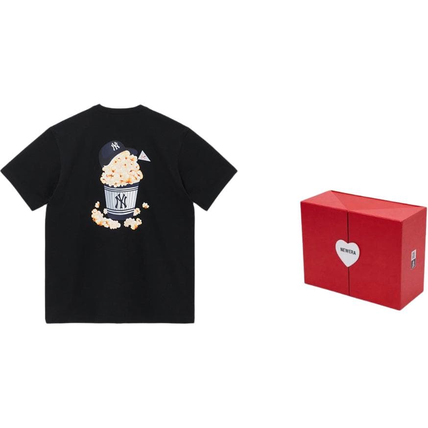 New Era T Shirt Couple, Trendy Versatile Gift Box Set Included Clothing