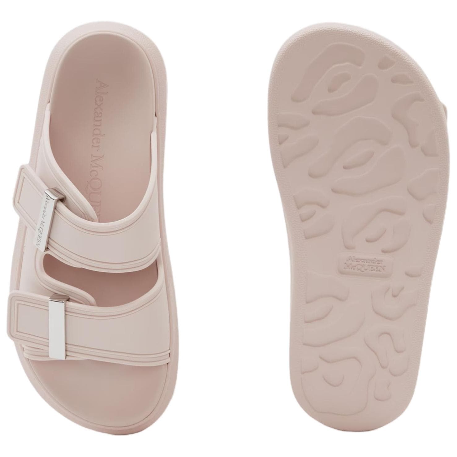 Alexander McQueen Hybrid Slide Slippers Rose Tea