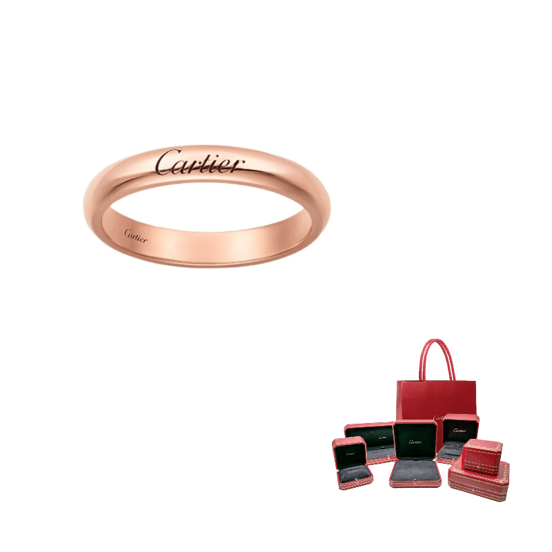 CARTIER C DE CARTIER 18K Gold Rings Rose Gold