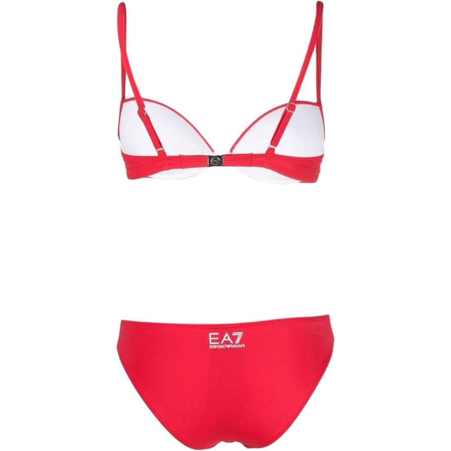 EMPORIO ARMANI EA7 Two Piece Swimsuit Red