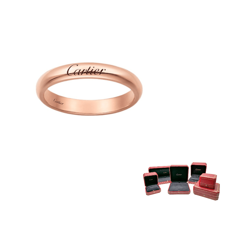 CARTIER C DE CARTIER 18K Gold Rings Rose Gold