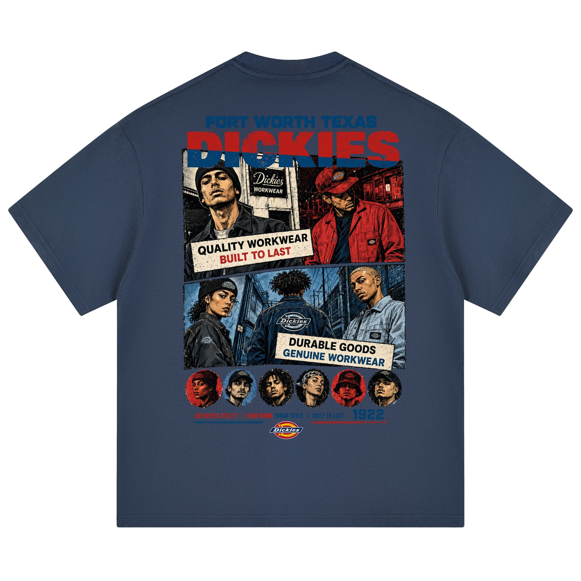 Dickies TShirts Crew Neck Moderate Straight Fit