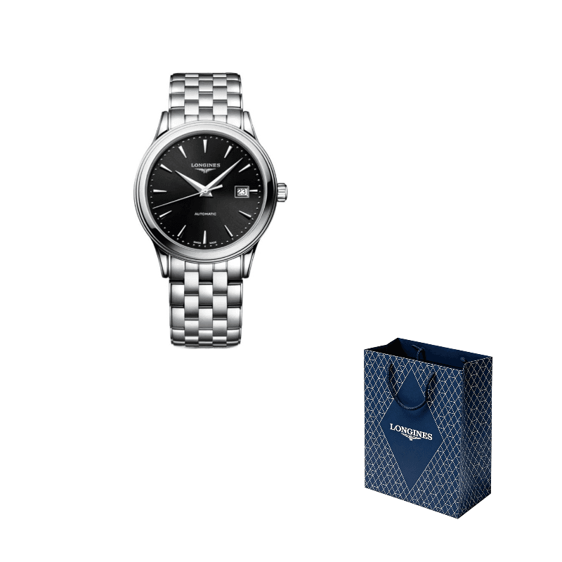 LONGINES Military Flag Collection Automatic Mechanical Movement 30m Waterproof Watch Black Dial