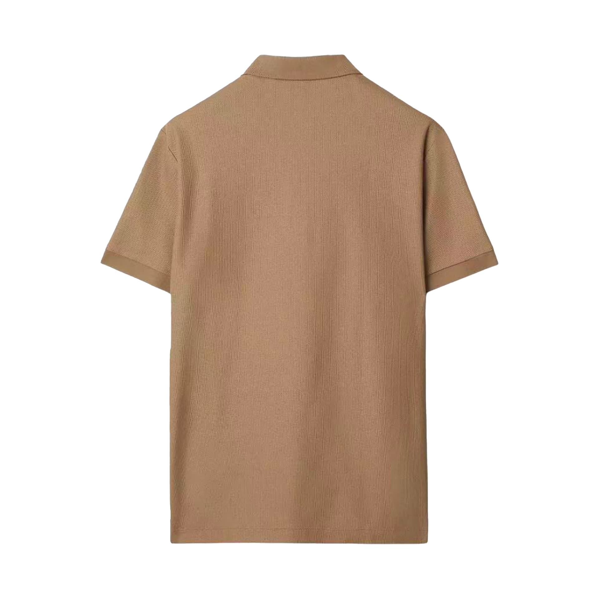 Burberry Polo Shirts Camel Polo Collar Moderate Straight Fit