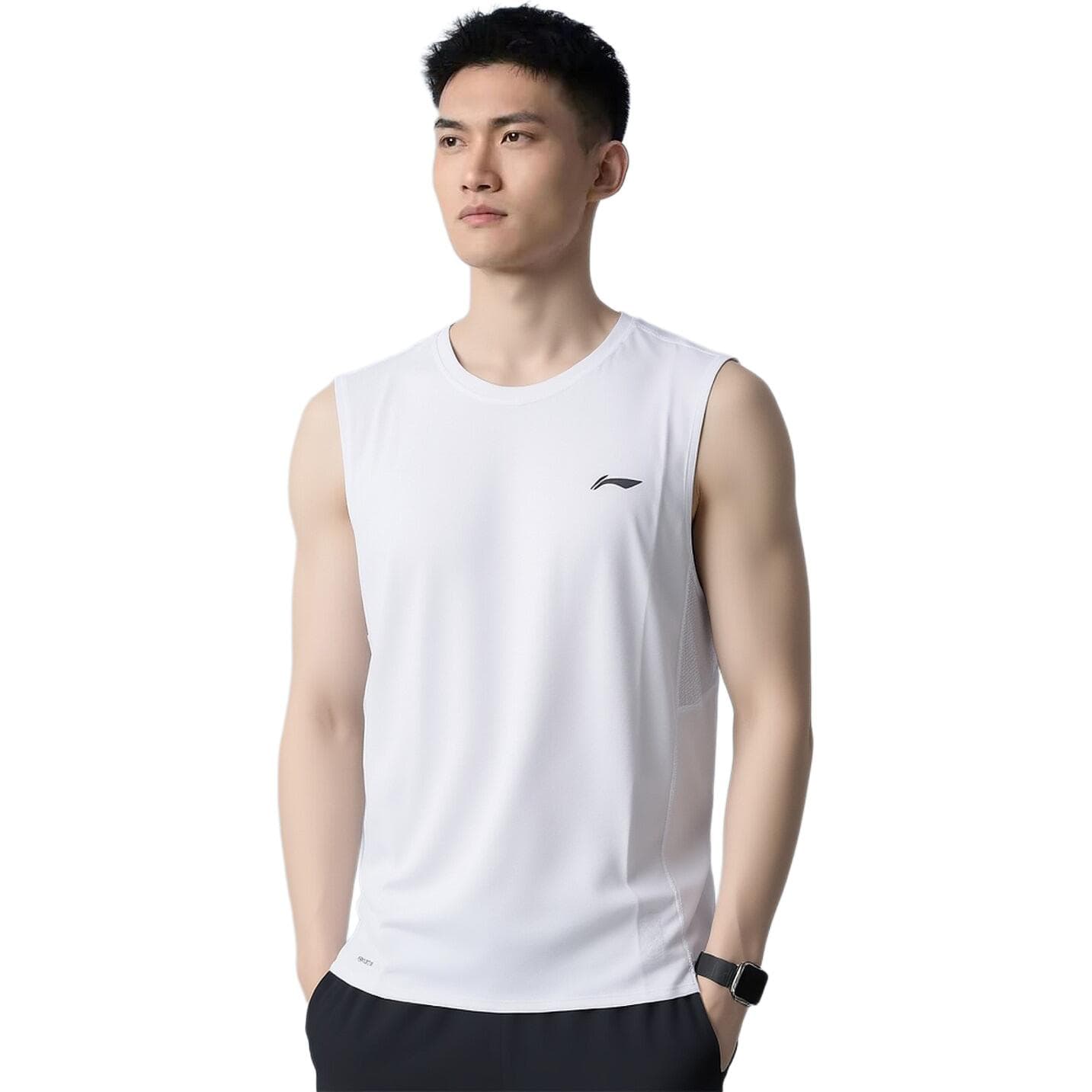 Li Ning Sleeveless Sports Shirts Straight Fit