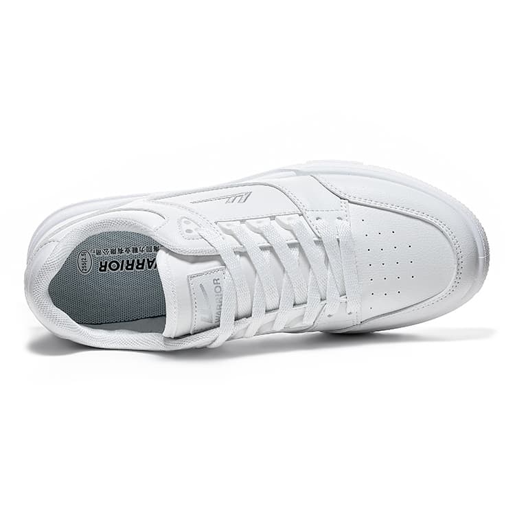 WARRIOR Skate Lowtop White/White Deep Gray/White Black Gray/White Blue/White Black